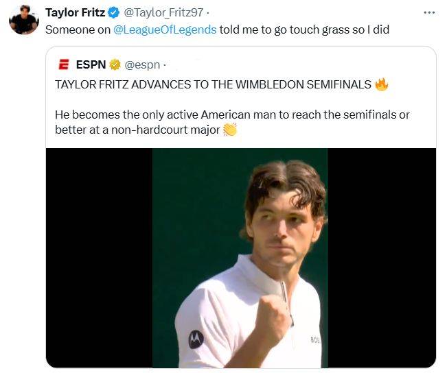 打野太菜被(bèi)玩家喷？温网四强与LOL雙(shuāng)修路